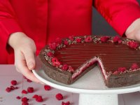 Tarta Czekoladowa z Maliną Liofilizowaną 100 g